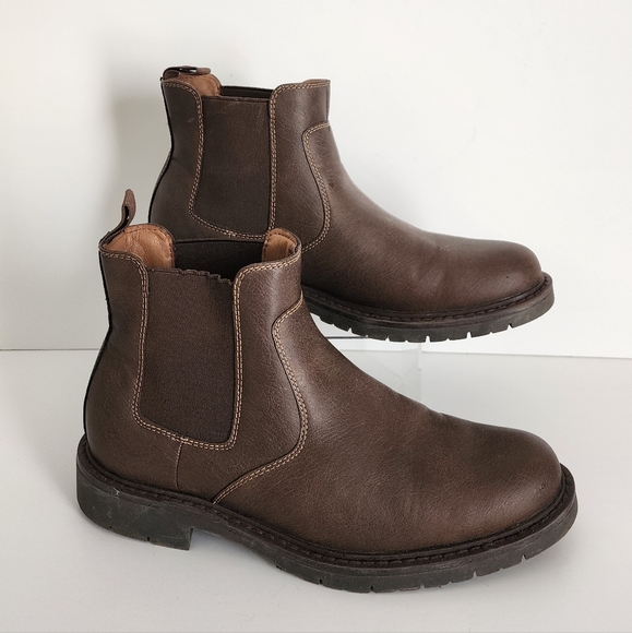 Dockers Durham Men's Dark Brown Chelsea Boots Size 7M - Picture 1 of 7